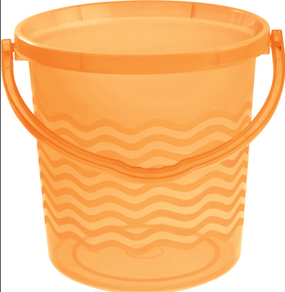 Heavy-duty plastic buckets manufactured in Delhi, available in 10L to 30L capacities